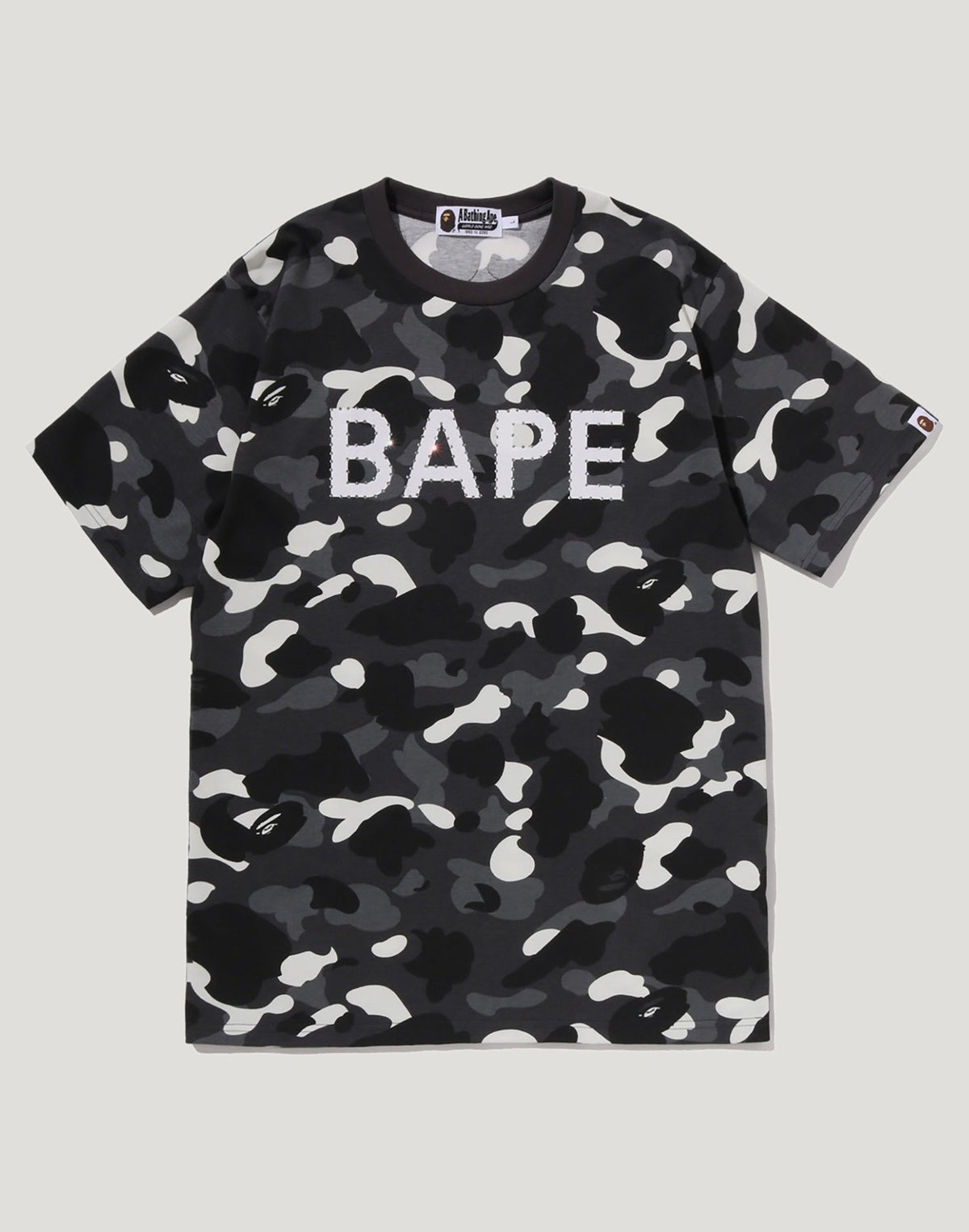 CITY CAMO RHINESTONE BAPE LOGO TEE MENS