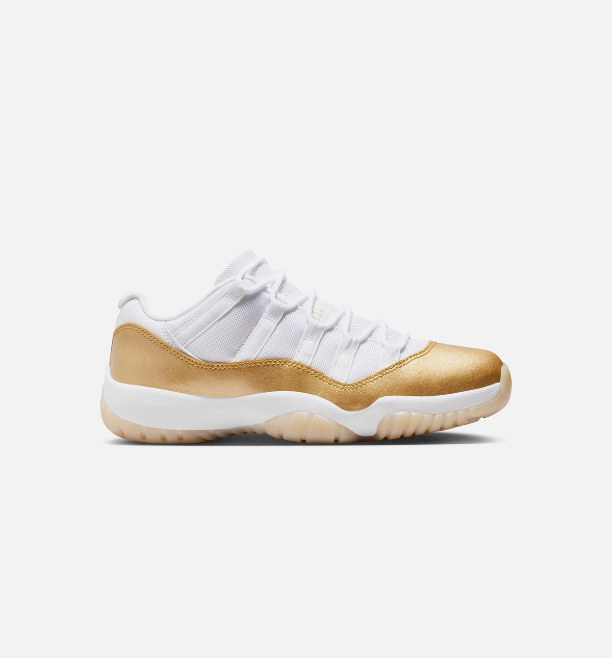 Air Jordan 11 Retro Low Mother's Day Women's Shoes - White/Metallic Gold/Team Gold
