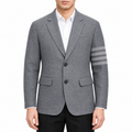 Men's 4 - Bar Suit Jacket with Signature Grosgrain Detail | Thom Browne
