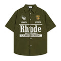 Rhude x Automobili Lamborghini Short Sleeve Button‑Up Shirt