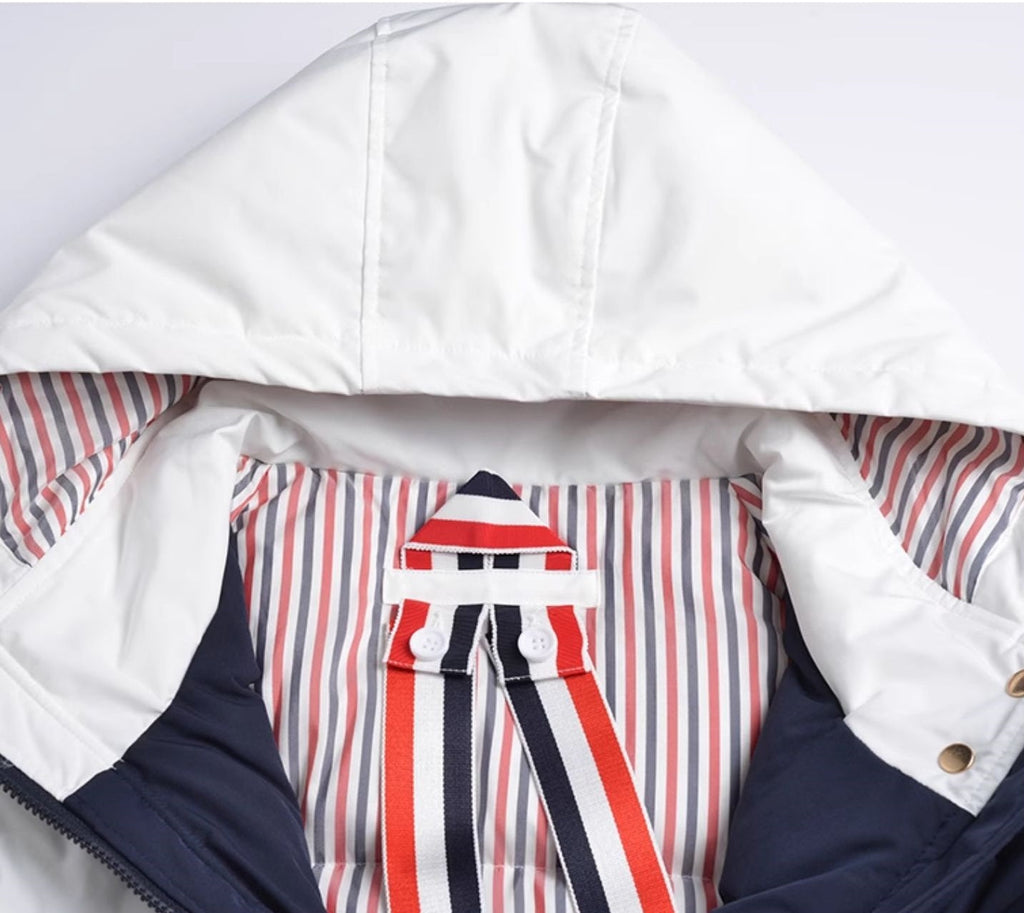 long couple down jacket