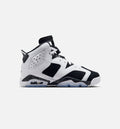 Air Jordan 6 Retro Black and White Grade School Shoe - Black/White