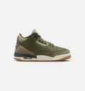 Air Jordan 3 Retro Medium Olive Big Kids' Lifestyle Shoes - Medium Olive/Sequoia/Neutral Olive/Sail
