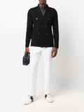 Dell'oglio double-breasted merino wool blazer