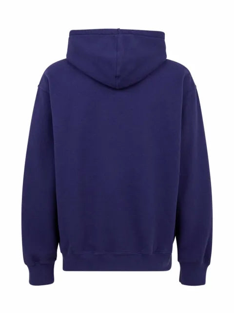 Supreme denim-print logo hoodie