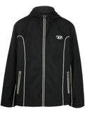 Diesel J-Hives logo-appliqué windbreaker