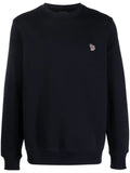 PS Paul Smith Zebra-patch organic cotton sweatshirt