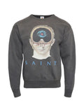 SAINT MXXXXXX face graphic print sweatshirt