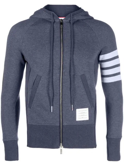 Thom Browne signature 4-bar stripe hoodie