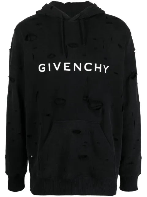 Givenchy Hoodie with a distressed finish