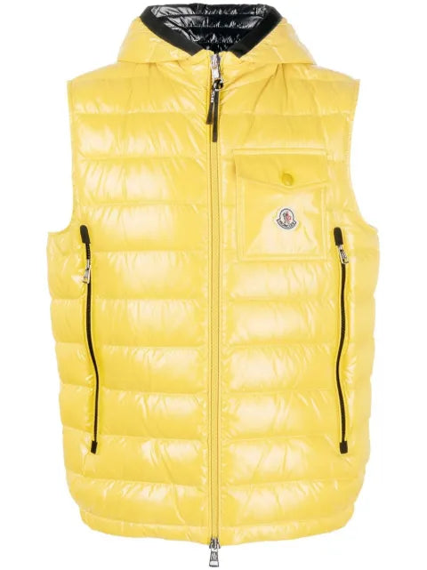 Moncler chest logo-patch padded gilet