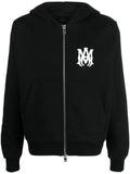 AMIRI logo-print zip-up hoodie