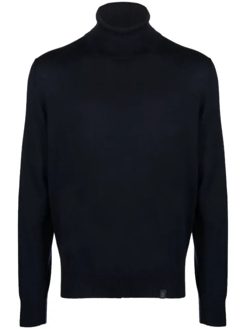 Fay roll-neck virgin wool sweater