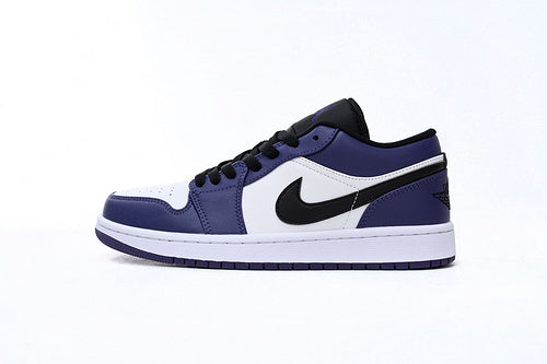 Jordan 1 Low Court Purple White Reps Sneaker 553558-500