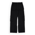 Black Satin Pocket Trousers