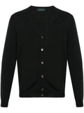Zanone fine-knit V-neck cardigan