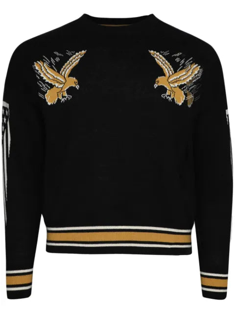 RHUDE Eagle Souvenir intarsia knit jumper