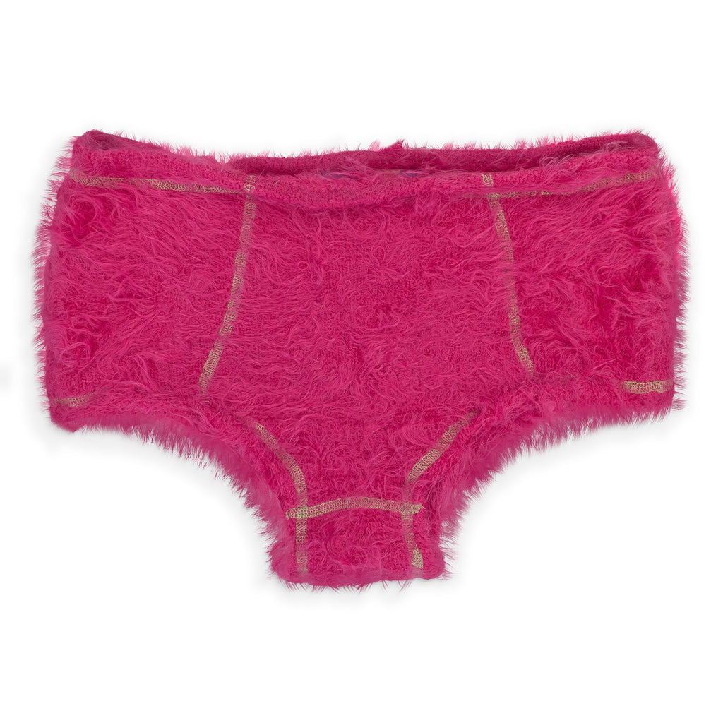 FUZZY PINK BIKINI