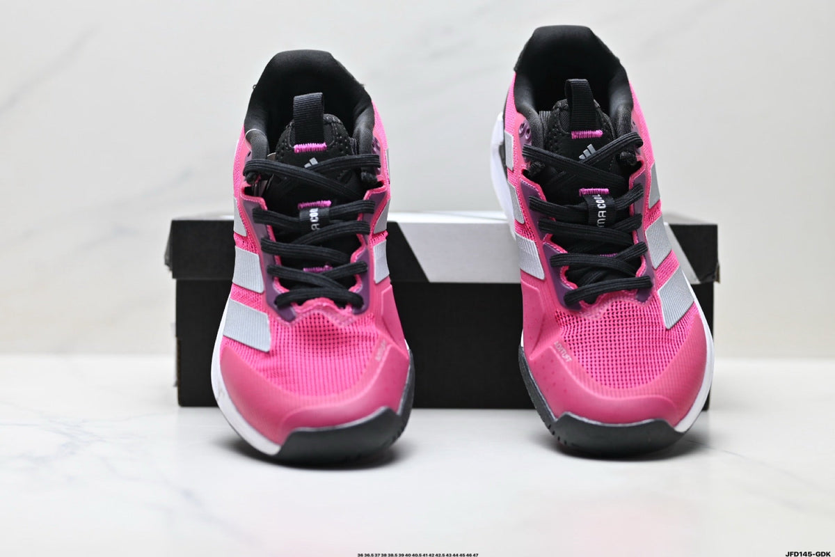 Adidas K81801650 Unisex Running Shoes | Sport-Ready Color Edition - 2 Colorways incl. White/Green & Pink/Black