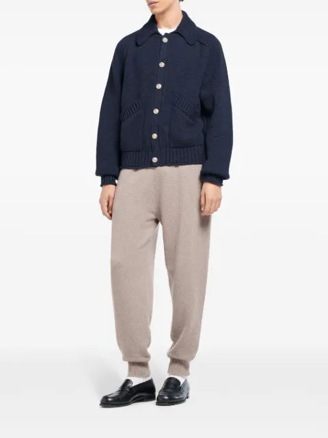 Barrie chunky-knit cashmere cardigan