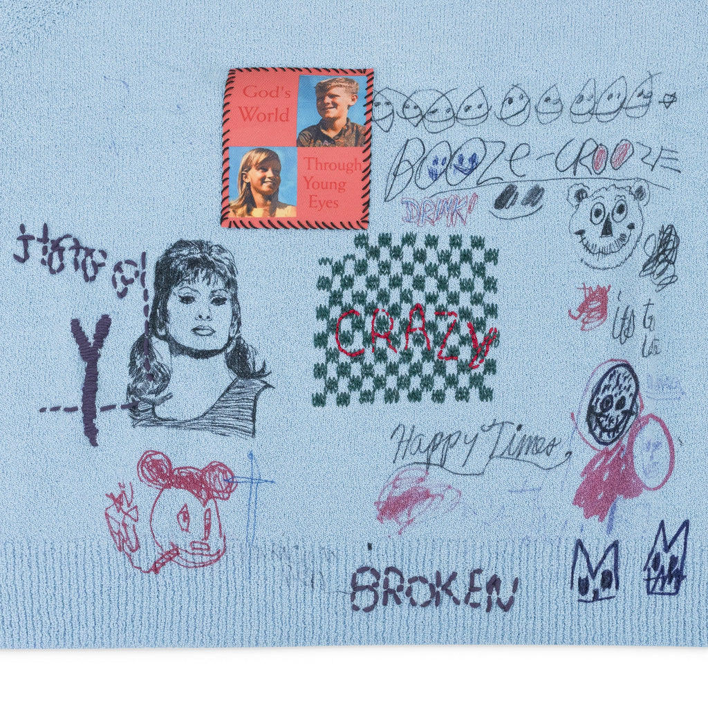 BLUE BOOZE CROOZE KNIT CREWNECK