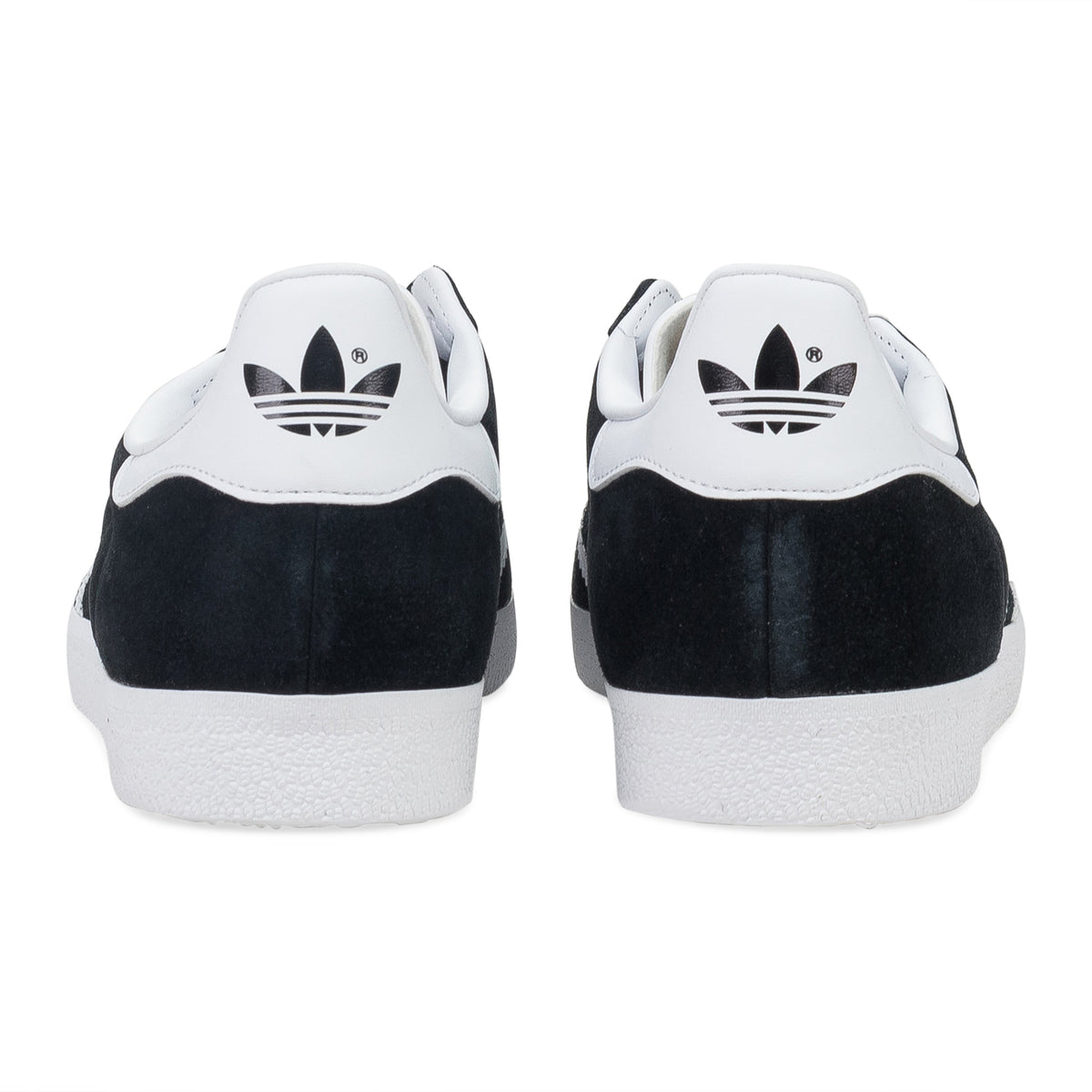 BLACK/WHITE/GOLD GAZELLE SNEAKERS