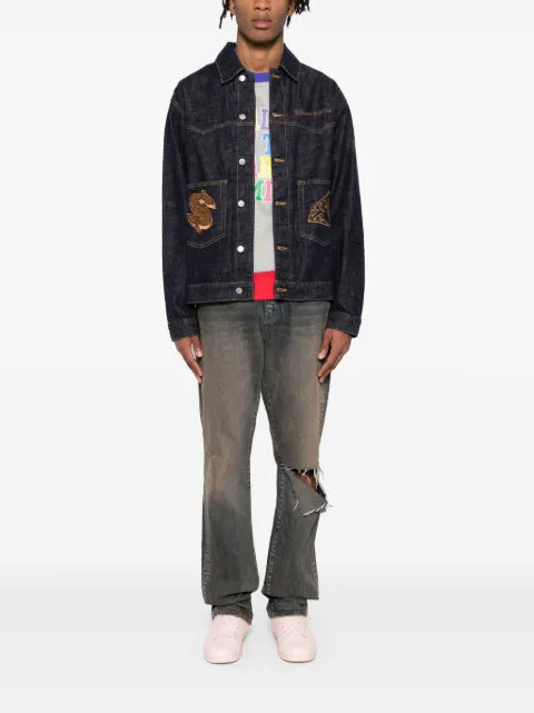 Billionaire Boys Club embroidered denim jacket