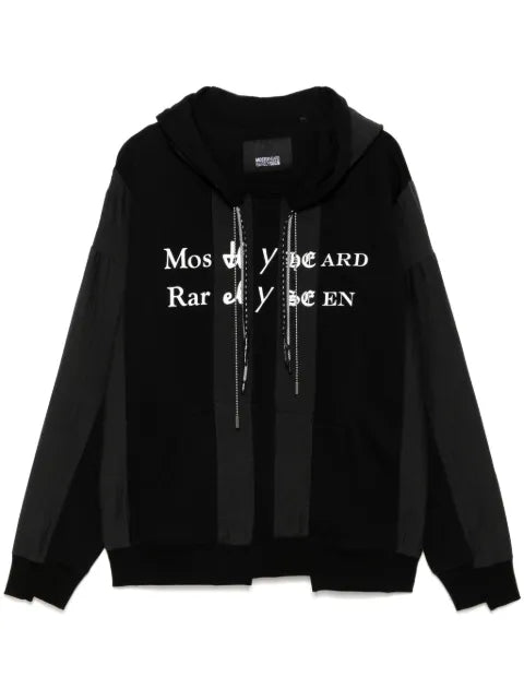 Mostly Heard Rarely Seen Spliced Luxury Mock hoodie