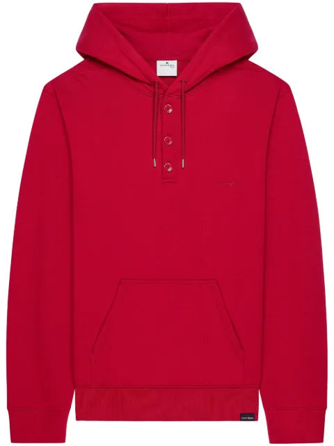 Courrèges buttoned hoodie