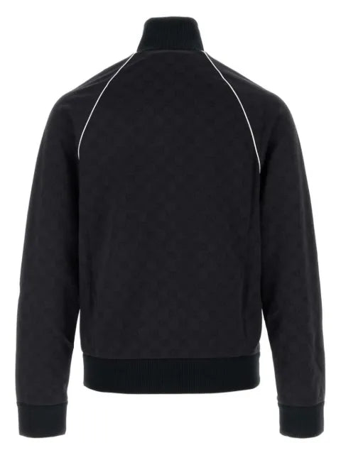 Gucci GG nylon and jersey zip jacket