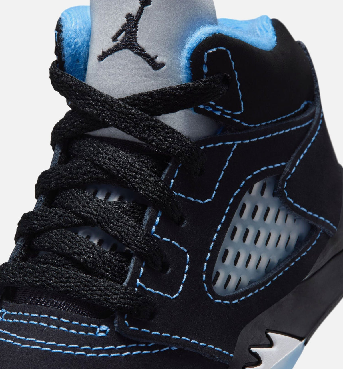 Air Jordan 5 Retro "Black Carolina" Infant/Toddler Shoe – Black/University Blue/White
