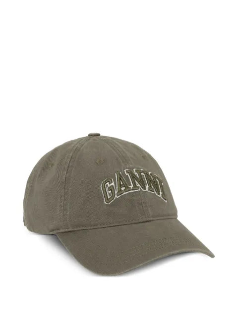 GANNI logo-embroidered baseball cap