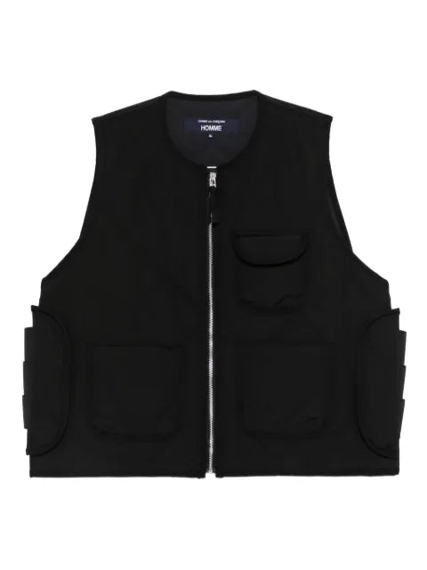 Comme des Garçons Homme quilted pocketed gilet