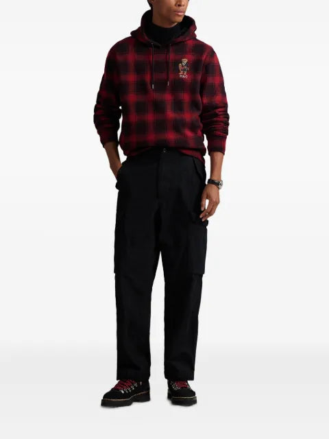 Polo Ralph Lauren plaid-pattern hoodie