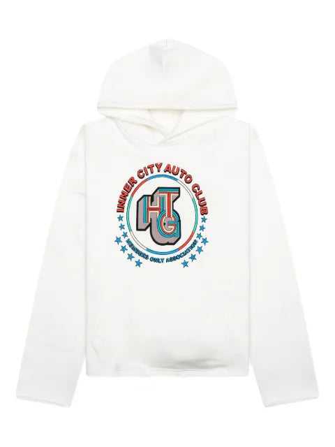 Honor The Gift Auto Association embroidered logo hoodie