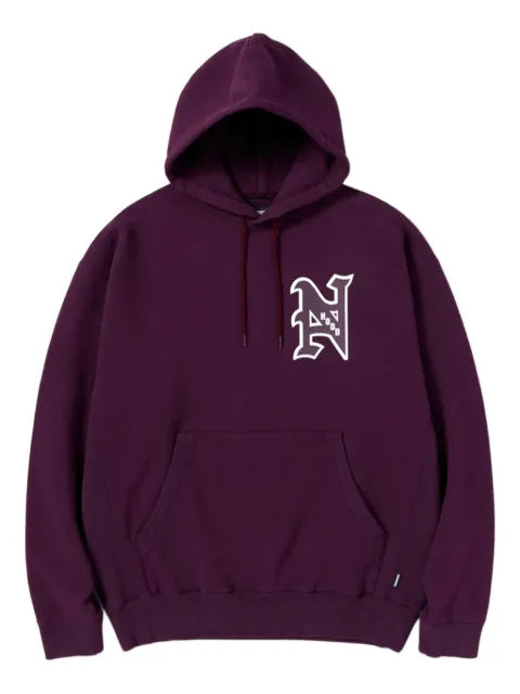 Neighborhood logo-print hooded sweatshirt