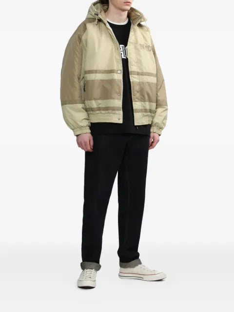 Neighborhood hooded panelled jacket