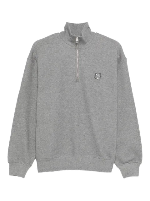 Maison Kitsuné fox-head half-zip sweatshirt
