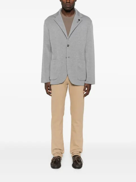 Lardini buttoned patch-pockets blazer