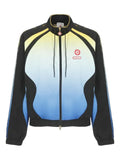 Casablanca logo-appliquéd mesh jacket