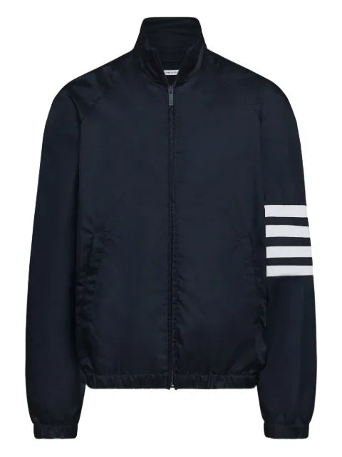 Thom Browne shiny ripstop raglan 4-Bar track jacket