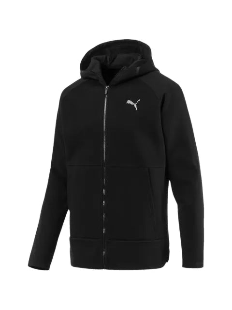 PUMA hooded zip-up T-shirt