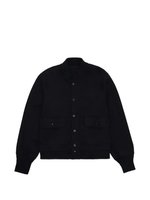 Fortela Cruiser buttoned bomber jacket