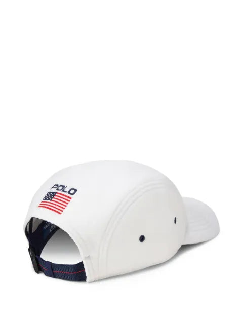 Polo Ralph Lauren Flag Fleece logo-embroidered baseball cap