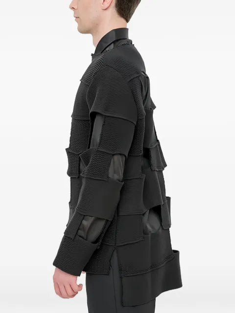 Comme des Garçons Homme Plus patchwork cut-out sweater