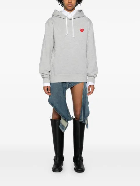 Comme Des Garçons Play appliqué hoodie