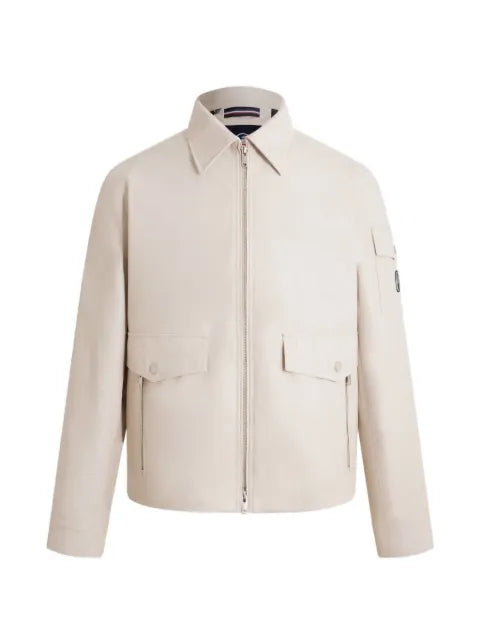 Fusalp Fralis Chambray patch-pockets bomber jacket