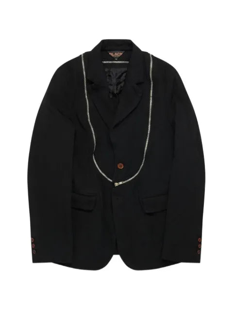 Black Comme Des Garçons zipped jacket