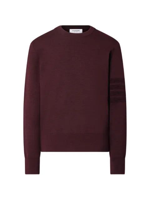 Thom Browne 4-Bar Ottoman Milano-stitch sweater