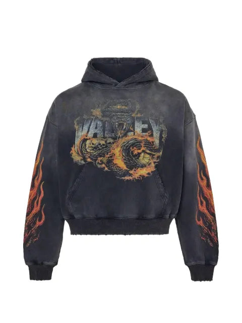 Vale Serpent distressed hoodie